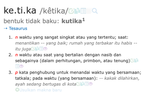 Fauzan Al Rasyid Di Twitter Sementara Itu Kata Ketika Bisa Sebagai Kata Benda Bisa Juga Sebagai Konjungsi