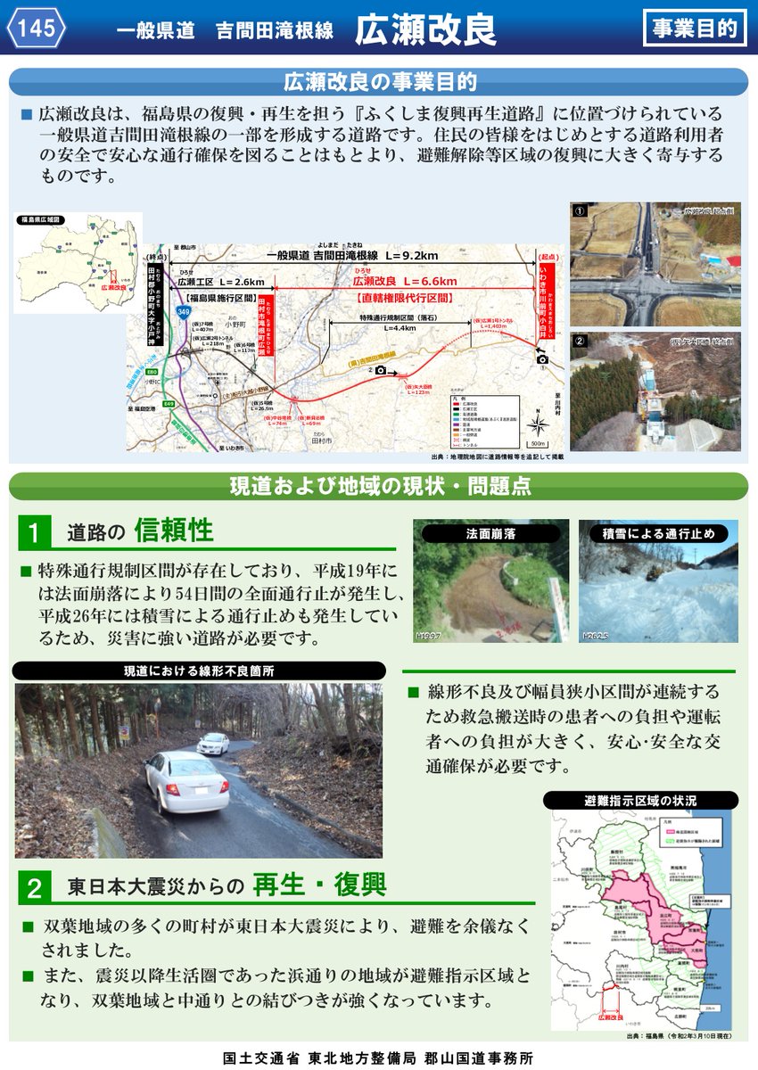 権限代行による災害復旧事業について 平成23年7月新潟 福島豪雨