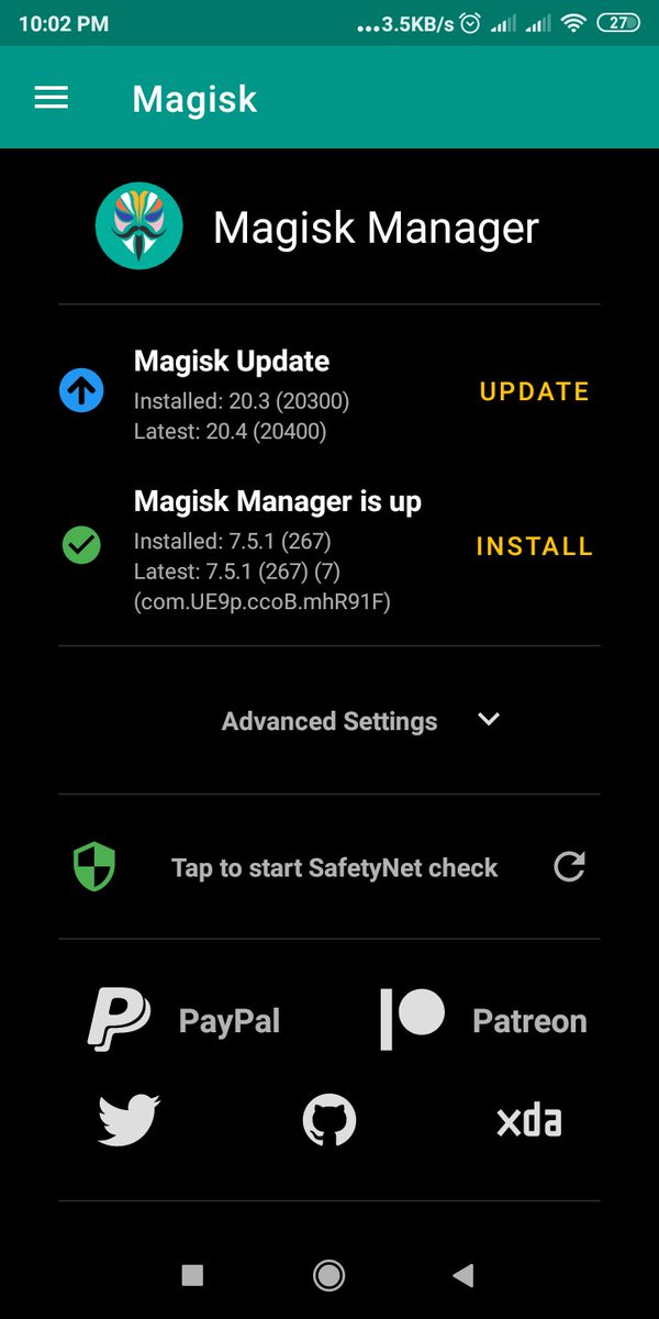 engel_go's tweet image. How many Android Users are spoofing with rooted phones right now? Did you know the safest method to spoof is rooting with Magisk and installing Smali Patcher Module?

#AndroidSpoofing #EngelGO