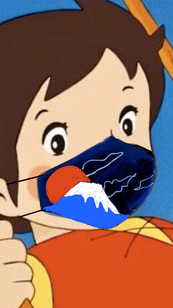 河野さんのマスク素敵ね^_^