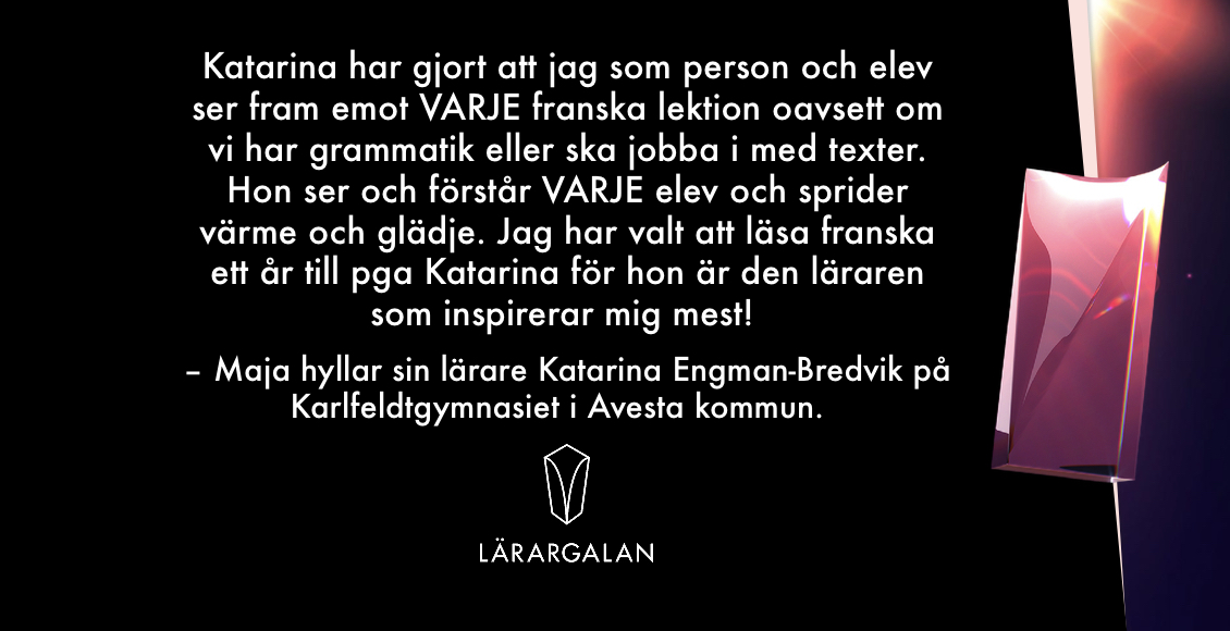 larargalan's tweet image. Säg det till mig, så glömmer jag bort det, visa det för mig så kanske jag minns det, involvera mig så förstår jag det.
Tagga gärna Maja och Katarina. 

#lärare #lärargalan #utbildning
