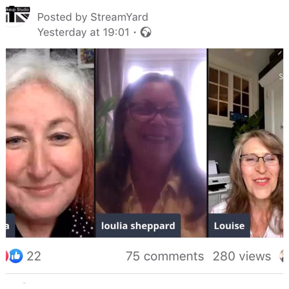 It only took 5 hours to get online with Lou but we did it. Fab interviews with <a href="/LYCosmetics/">LouiseYoungCosmetics</a> &amp; Lou Sheppard talking about Oscars, Film &amp; their brilliant Period Hair &amp; makeup Book “Timeless” #technicalproblems 🤷🏻‍♀️