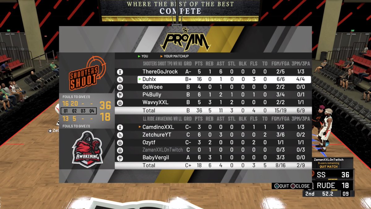 E1T1_2k's tweet photo. GGs to Rude Awakening as we advance in the WR Rising Stars Tournament @WRproamleague FINALS BOUND ! https://t.co/M5MRPSroE2