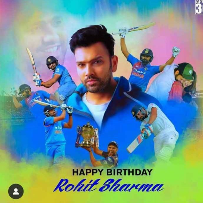 Happy birthday roHIT Sharma   