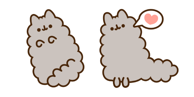 Pusheen on the Phone cursor – Custom Cursor