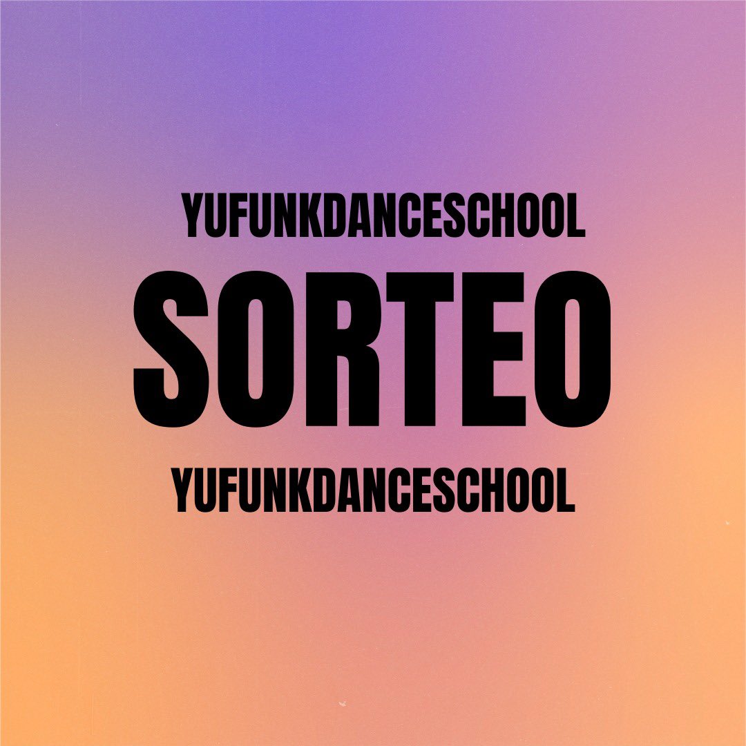 YFDSFAM's tweet photo. ¡Tienes un nuevo ⚡️SORTEO⚡️ en nuestro perfil de INSTAGRAM! @yufunkdanceschool https://t.co/0gaIQpvFDa