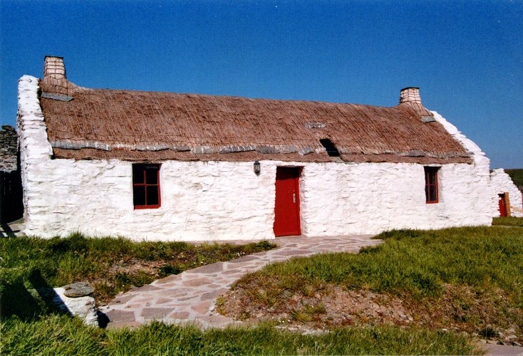 23/ Easthouse Croft. Once there were many crofts on Shetland now two remain. A simple dwelling, hunkered down with it’s roof weighed down by rocks against the fierce winds. The Croft ceased to be a home in 1972 & fell into disrepair. It has now been restored as a heritage centre.