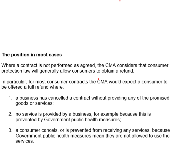 deandunham's tweet photo. The Competition &amp; Markets Authority confirms its view of the law relating to cancelled bookings - A must read for those seeking a refund, holiday property owners and Sykes/Hoseasons etc. https://t.co/RksMFse2QS https://t.co/d6XTJ8iX3H