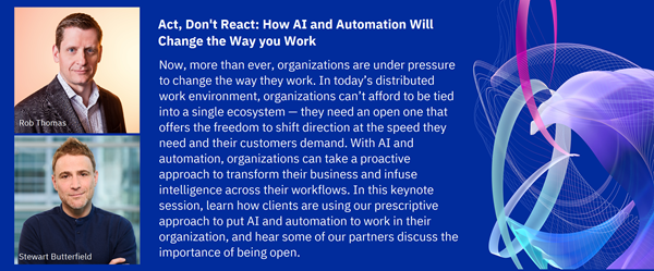 selina_lee32's tweet photo. Act, Don't React! AI & automation is at the forefront of our work more than ever.
Hear from @robdthomas SVP, IBM Cloud & Data Platform, @stewart CEO, Slack & many more. Sign up 👉https://t.co/vf7gSEEvGZ
#NewNormal #LetsGetThinking #THINK2020 https://t.co/D66Jj0gm2y