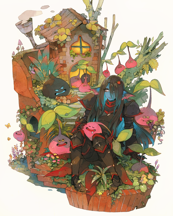 「植木鉢のツリーハウス? 」|LINNE₍Ꙭ̂₎のイラスト