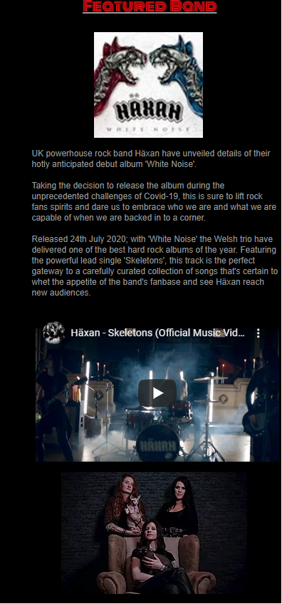 StampedePressUK's tweet photo. Featured band: @HaxanBand @gods_meltdown 🤟
https://t.co/NMIltpUKw8
#HaxanStampede #WhiteNoise #FeaturedBand #NewMusicAlert https://t.co/GrJ0A4L8OQ