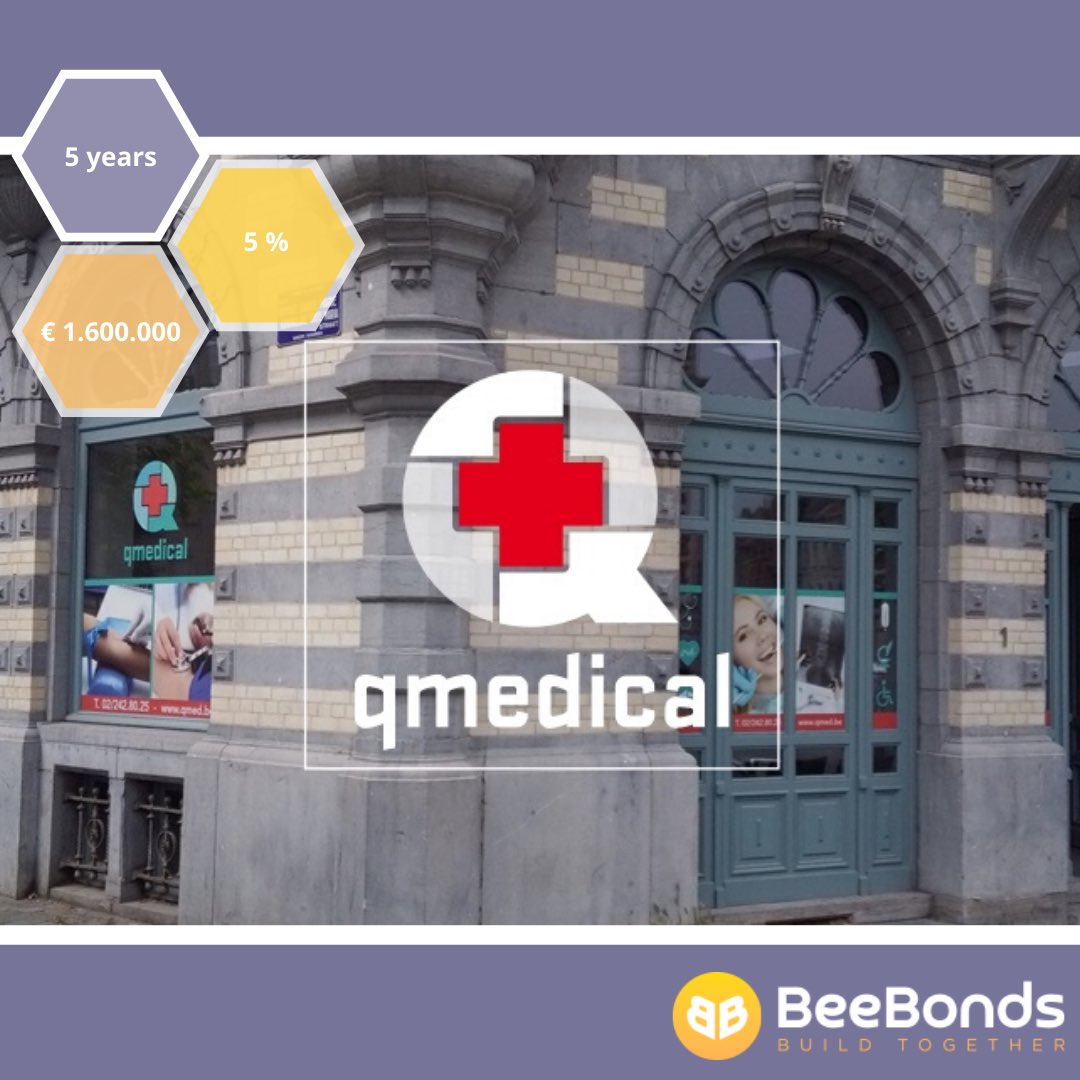 Participate in the financing of 3 new Medical and Paramedical Centers, multidisciplinary, in order to offer quality and proximity medicine, in close collaboration with the major hospitals of the capital. Proposal : beebonds.com 
#beebonds #health #Investment #qmedical
