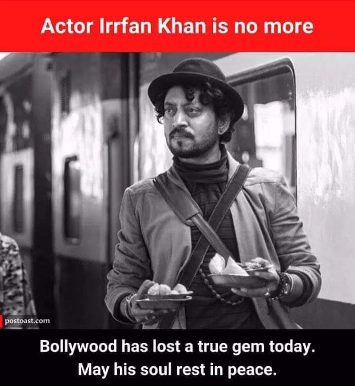 mcbuchhatarpur's tweet photo. Great personalities of indian film industry are no more among us
    Let us pray for their soul. Condolences to their families and friends.
@GovernorMP
#RIPIrrfanKhan
#RIPRishiKapoor
🙏🙏 https://t.co/yUKO7fQKfA