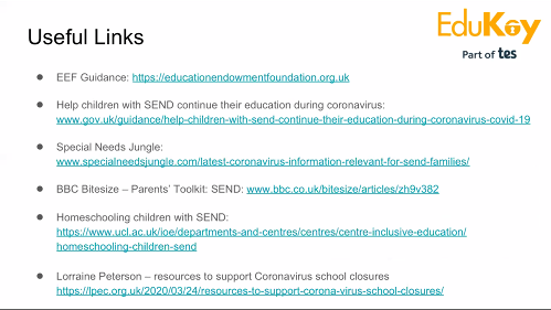 AutisticPb's tweet image. Really useful links from the @provisionmap webinar. #SENDTwitterCommunity