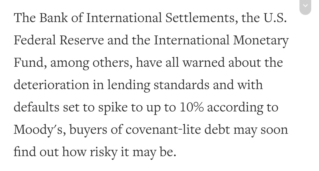 chigrl's tweet photo. Defaults set to spike up to 10% >>The devil's in the detail for #junkdebt investors facing coronavirus defaults
https://t.co/Xa8h7QIa6h https://t.co/eFILyOiVv4