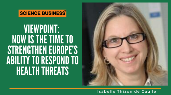 scibus's tweet photo. Viewpoint from Isabelle Thizon-de Gaulle, the VP of European Strategic Initiatives &amp; Scientific Research at @Sanofi : Now is the time to strengthen Europe’s ability to respond to health threats ➡️ https://t.co/W8x2TDbrbp

#COVID19 #COVID_19 #Health #HealthResearch #Coronavirus https://t.co/EDDIfZOeb7