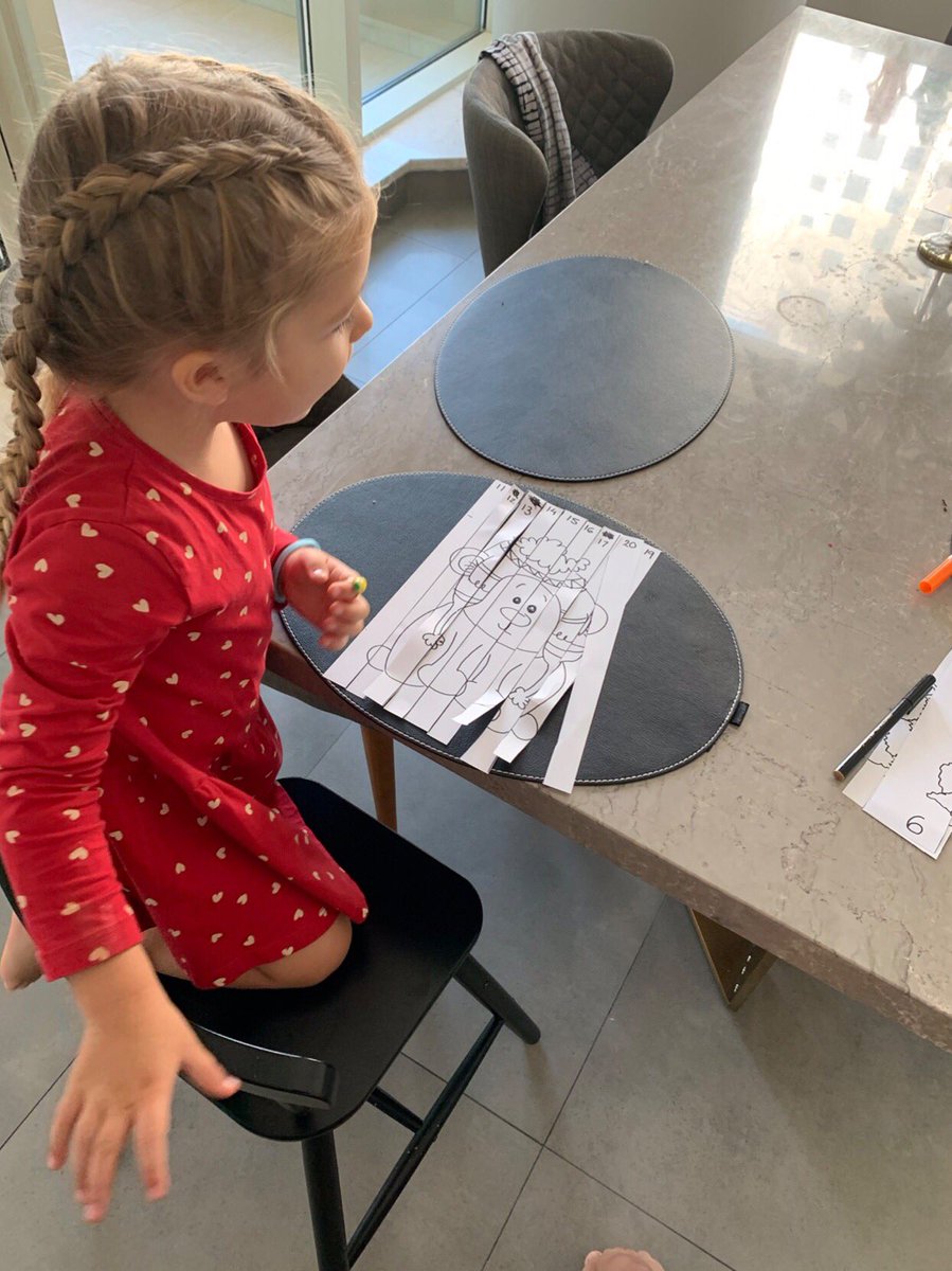 DBFFS1Red's tweet photo. Another fantastic week of distance learning. Making polar bears and number puzzles and learning our new letter sound of the week. #proudlytaaleem #InThisTogetherDubai #allfortheloveoflearning https://t.co/aufsf25hQj