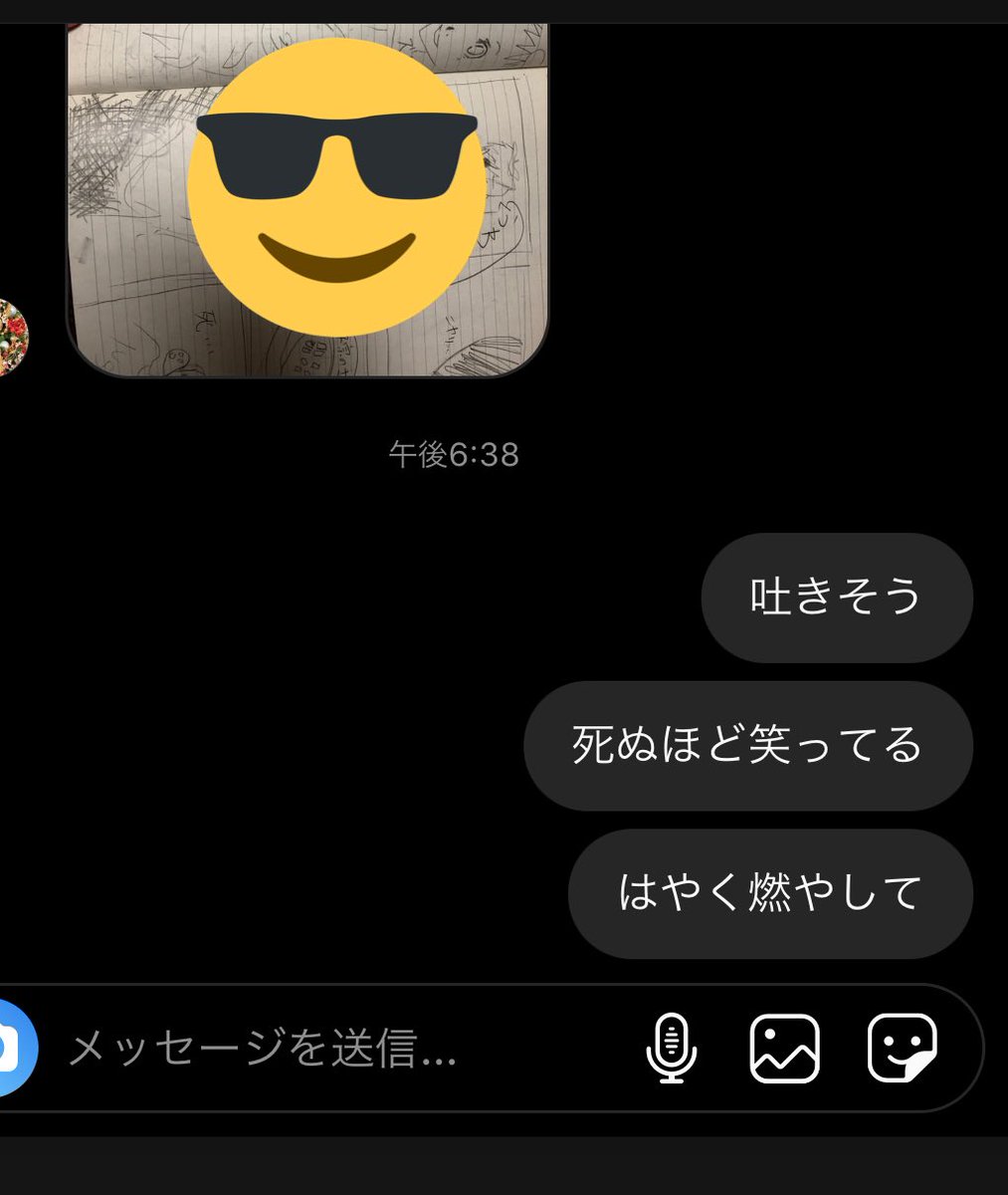 楓 社畜期 小中高一緒だった友達からインスタにメール来てて見てみたら小学生の時に二人で描いて た黒歴史マックスの交換リレー漫画で思わずひっくり返った はやく燃やしてくれ