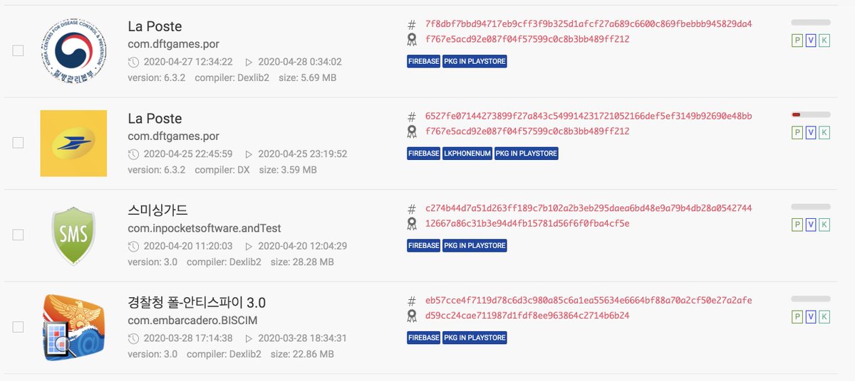 ninoseki's tweet image. #SpyAgent / #FakeCop is targeting FR &amp;amp; SK.
(Thanks to @papa_anniekey)
C2: test-b50fd.firebaseio[.]com
FYI @Areizen_ @ater49 @051R15