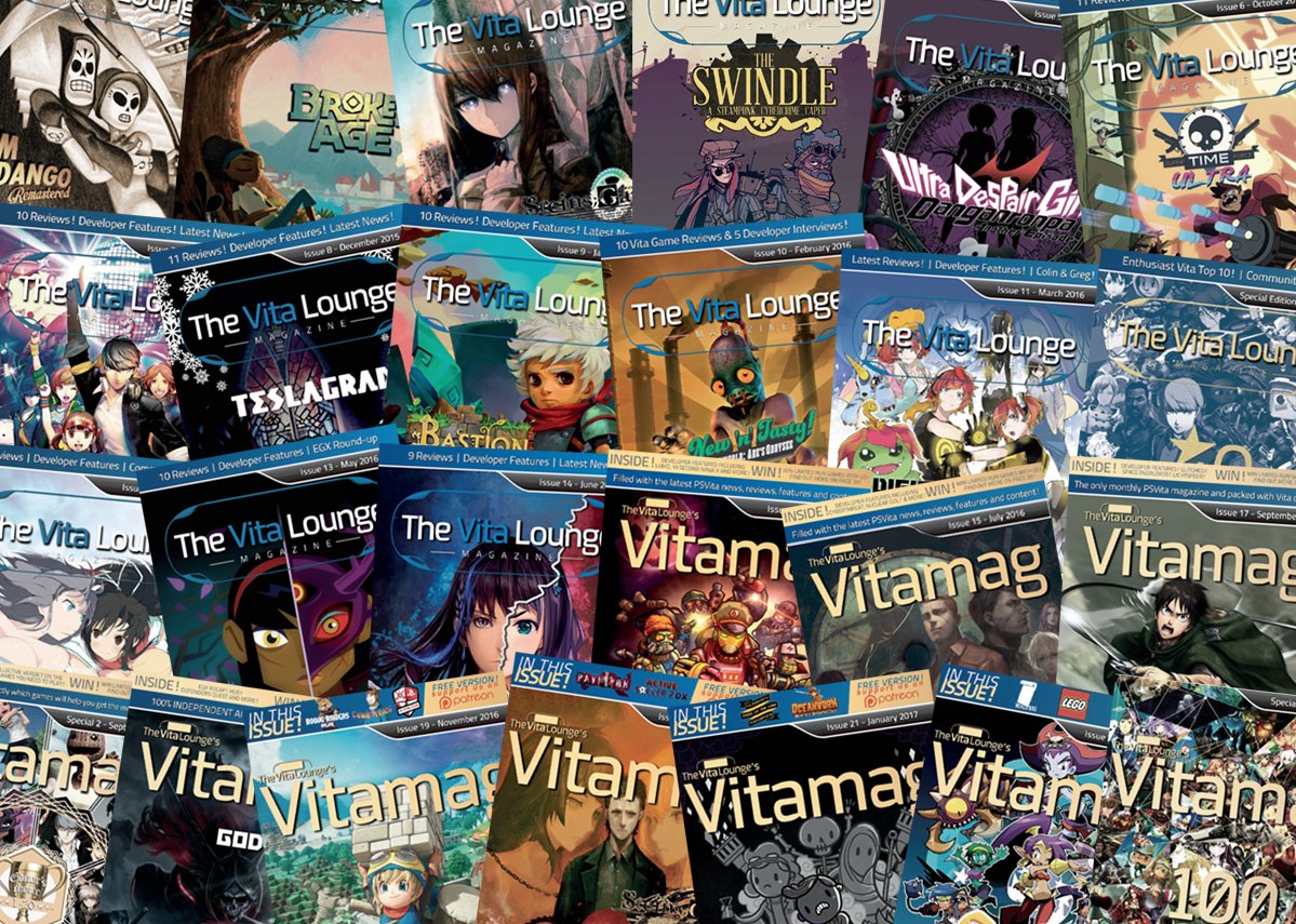 Hey there #PSVita fans!

We have just TWO full bundles of our Vita magazine remaining. We’d held these back for emergencies but can now release them. 

Want to get the full collection of #Vita magazines we produced?

Here’s how!

switchplayer.net/product/vitama…