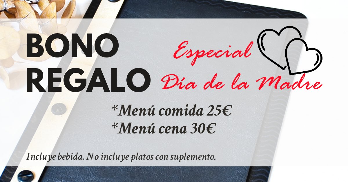 Se acerca el Día de la Madre, ¡sorprendela con una comida en su restaurante favorito! 🎁

¡Es muy fácil!

•Accede al siguiente enlace: 
saveourrestaurants.thefork.com/es_ES/prepaid-…

•Elige el importe del bono prepago.

•Realiza el pago y recibe un mail de confirmación. 

•¡Listo! 
#DiadelaMadre
