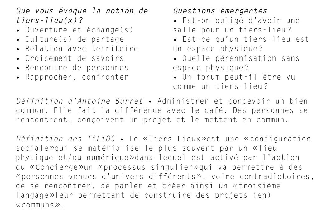 🔎les #ActesTLE : « tiers-lieux, faire &amp; pédagogie »

📌1 - Qu’est-ce qu’un tiers-lieu éducatif ?

📚Bonne lecture et contribution via le forum.tierslieuxedu.org

#ludoviales #tierslieux