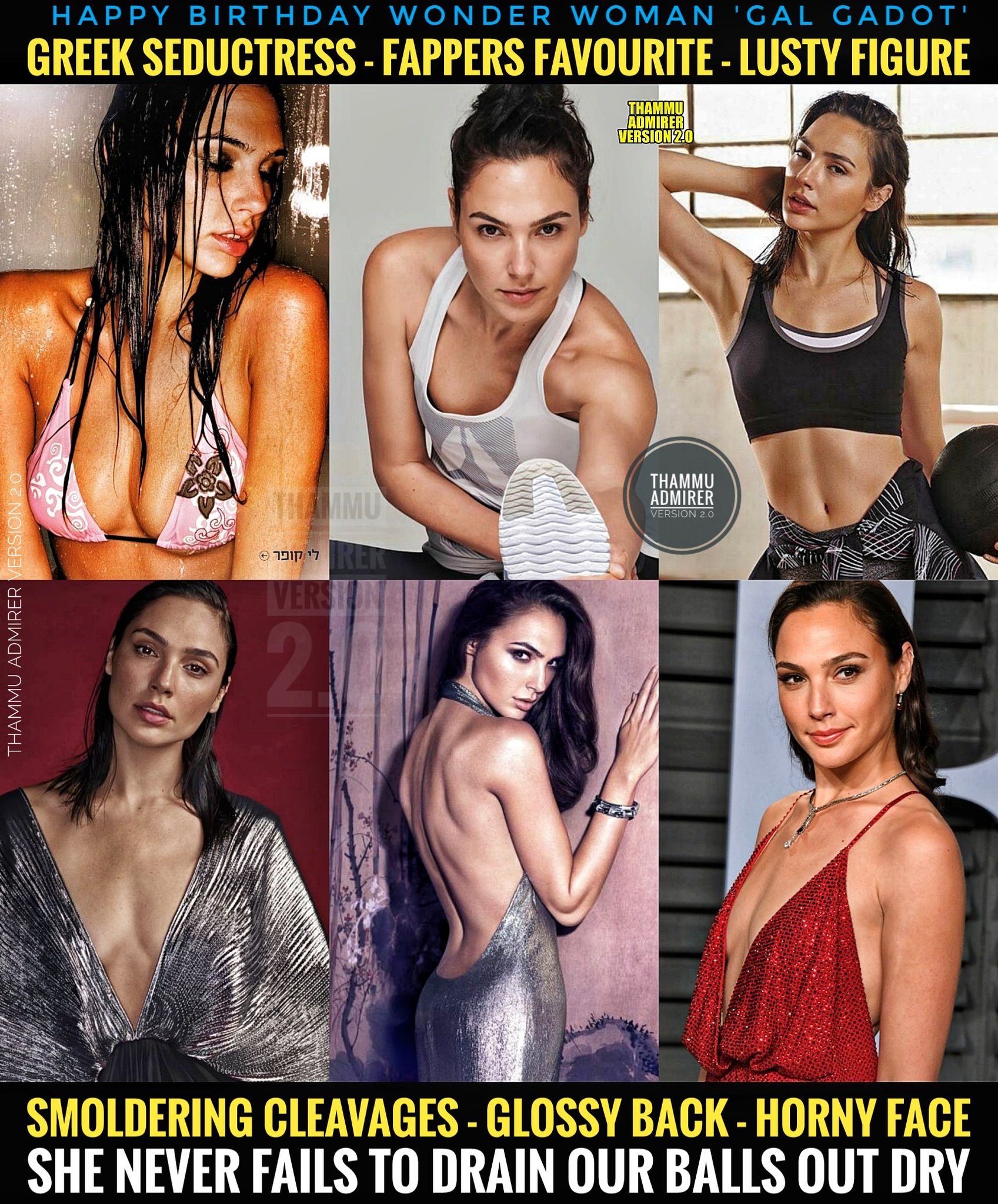 Happy Birthday Gal Gadot  Israeli Goddess 