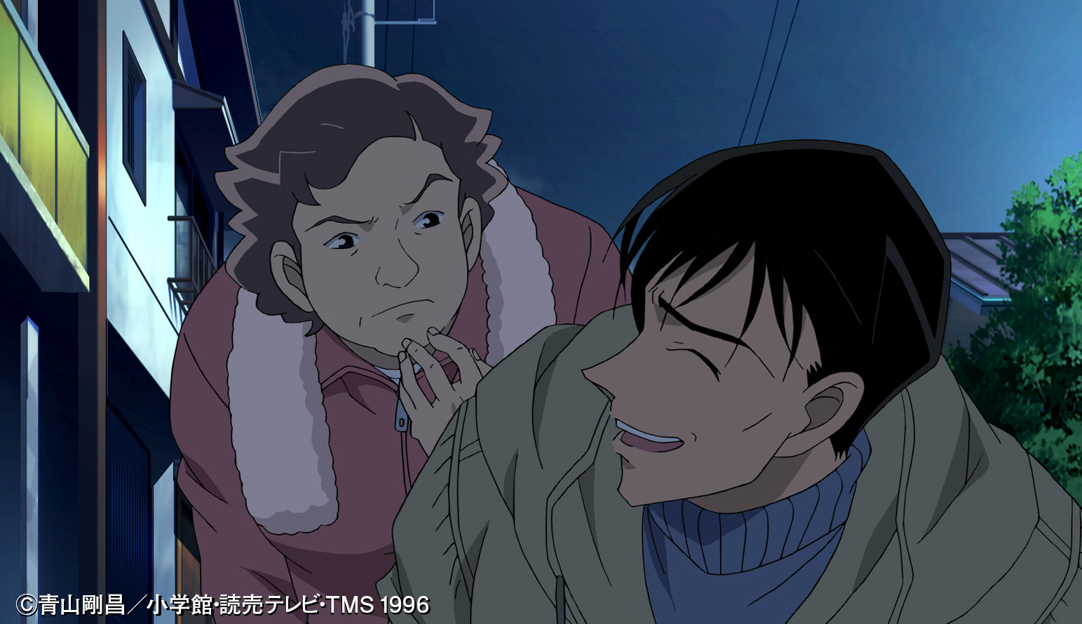 江戸屋の超レア　セル画と背景画 名探偵コナンと高木刑事 江戸屋の超レア セル画と背景画 名探偵コナンと高木刑事