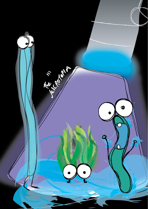 themicrotopia's tweet photo. #algae #microbes #themicrotopia #microbiology #webcomics 
If you think algae are just plants living in water, think again!!
We exist 👀
Life under the microscope... https://t.co/YU1kpy8TPY