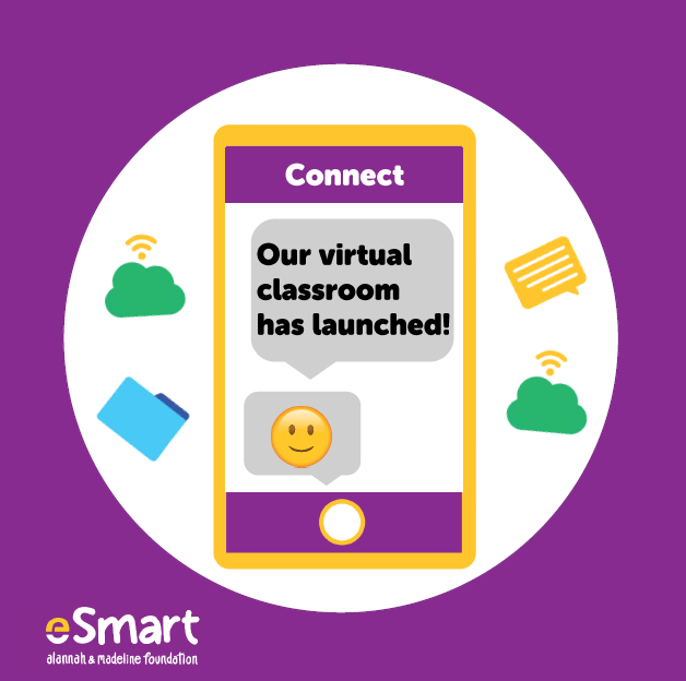 eSmart_AMF's tweet photo. At just $10 a head per class, our interactive virtual Connect sessions are here to help you offer valuable online safety advice to support your families, students and staff. Never has this been more important. #onlinesafety Find out more at https://t.co/dY2f3C8EJr https://t.co/qHmxeLbFqF