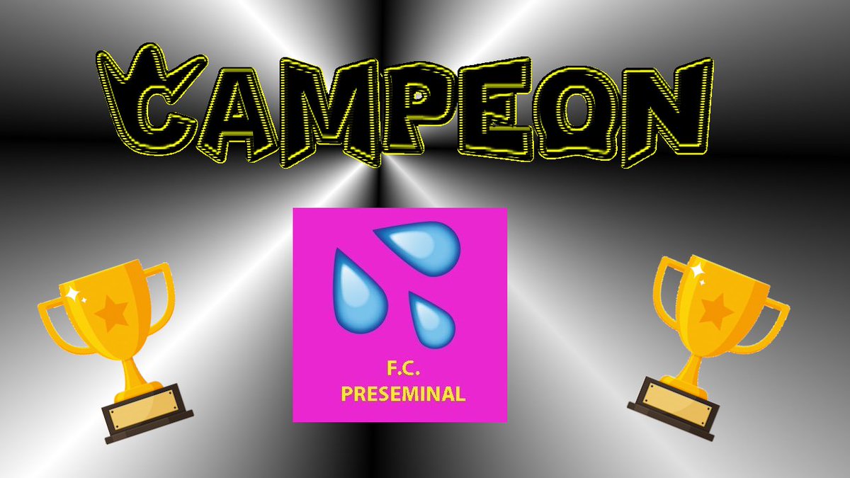 GANADOR de la 1°edición Torneo VCP🏆🏆 <a href="/FPreseminal/">FC Preseminal</a>
Enhorabuena campeones‼️
Y también son olvidarnos de @FCSiloe_BRS que ha hecho un gran torneo
Os esperamos para el próximo torneo