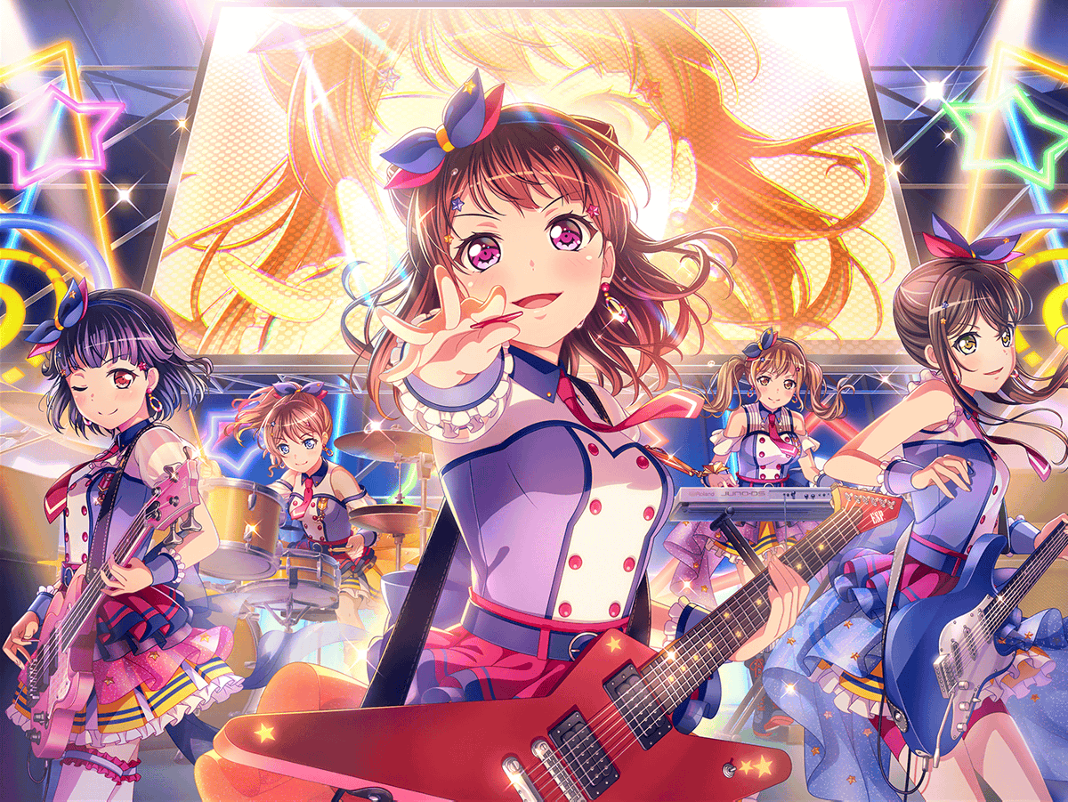 バンドリ ガルパ最新情報 Gamew ゴールデンウィーク記念ドリームフェスティバルガチャ 新登場メンバー 4 ついに来ちゃったね 戸山香澄 タイプはハッピー スキルはスコア60 Up 判定強化です バンドリ ガルパ