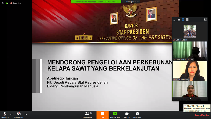 InfoSPKS's tweet photo. 1. selanjutnya ada paparan dan pengarahand ari bapak abet nego dari KSP. #diskusisawit #moratoriumsawit https://t.co/UGmJVG4j8u
