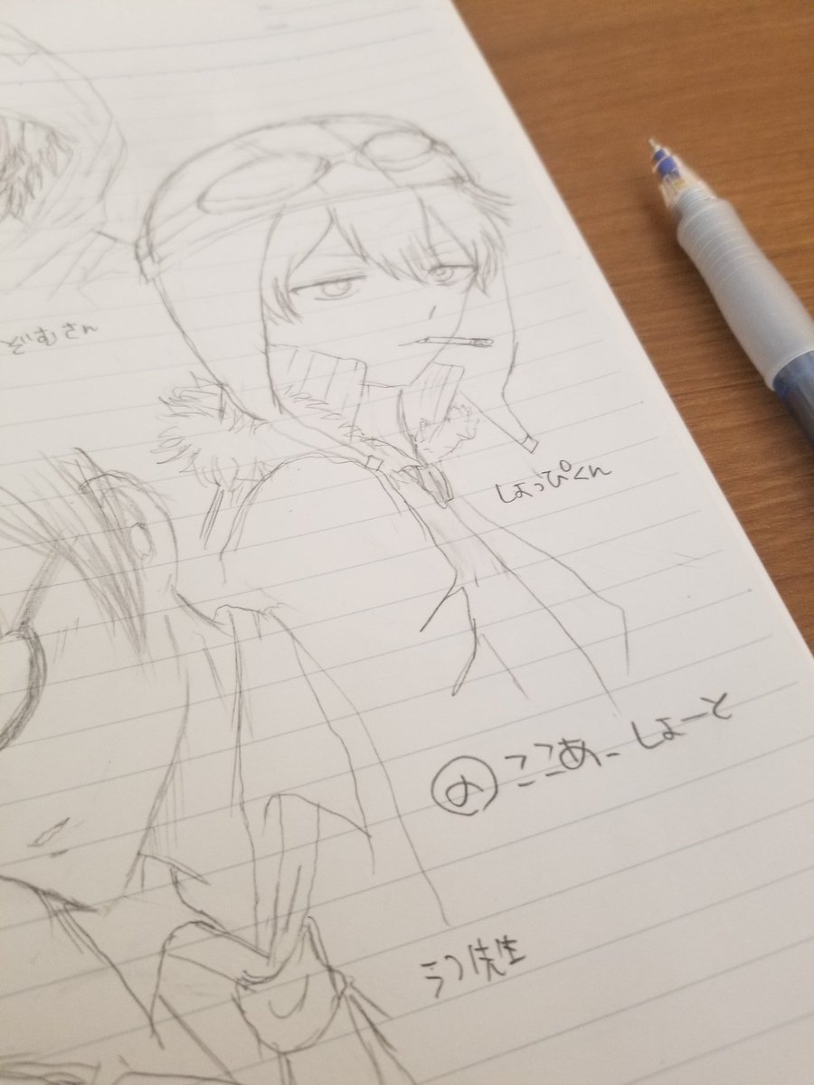 Coco 一応入院生活中なんですけどね Lineで せりぃぬが あれやこれやと言うてきて 落書きしてます 異世界の 主役は我々だ ショッピくん 我々だイラスト