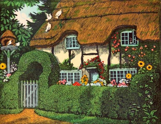umut091315's tweet photo. #JohnHallThorpe - #OldThatch

#House #Home #Illustration #Tree #Cottage #Building #Painting #Plant #Adventure_game #Shrub #Estate #Art #Landscaping #Garden #Village #Mansion #Games #Birds #Morning https://t.co/NK58NTLThd