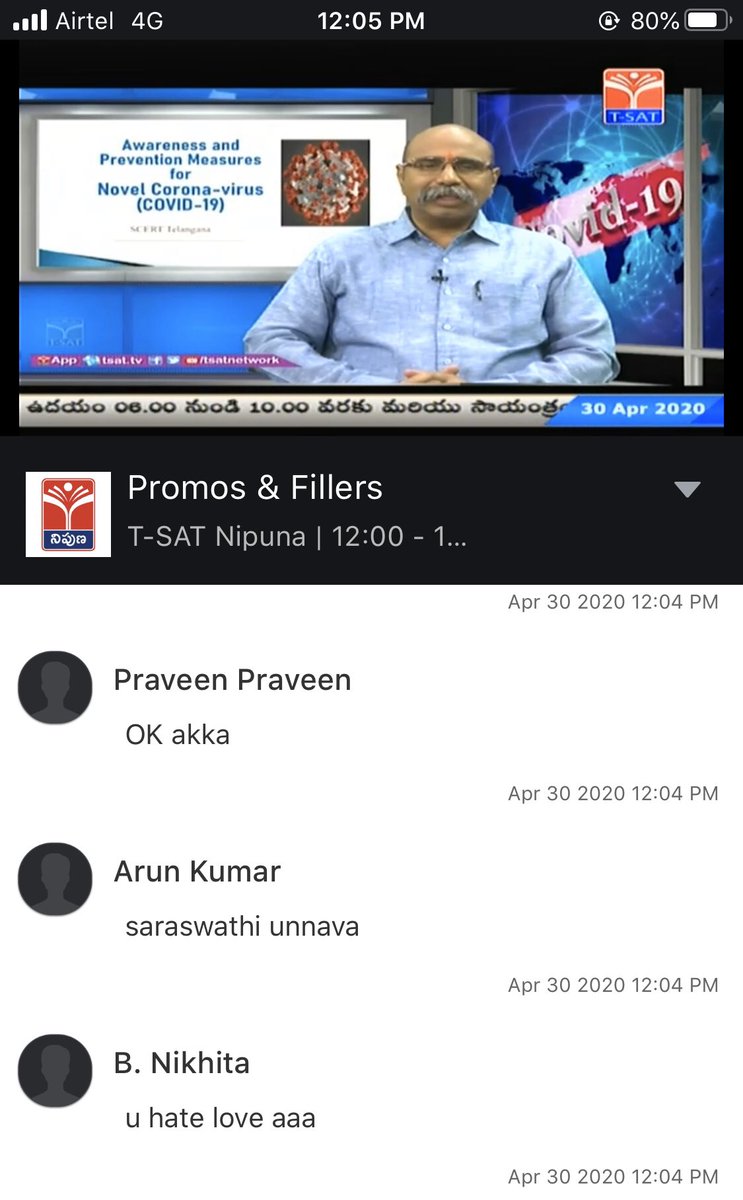 Akella Raghavendra Disabling Chat Is The Best Option Your Services Are Very Much Useful To Student Community Hats Off To You Personally And The Telengana Government Too T Co Hrxsaobbvf