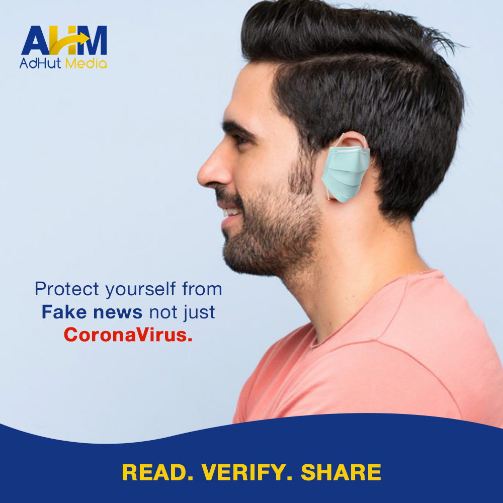 AdHut_Media's tweet photo. Do not panic. Follow the guidelines!

#StayHome #StaySafe #AvoidFakeNews #stopthespreadofcorona https://t.co/oK9nwL0A5q