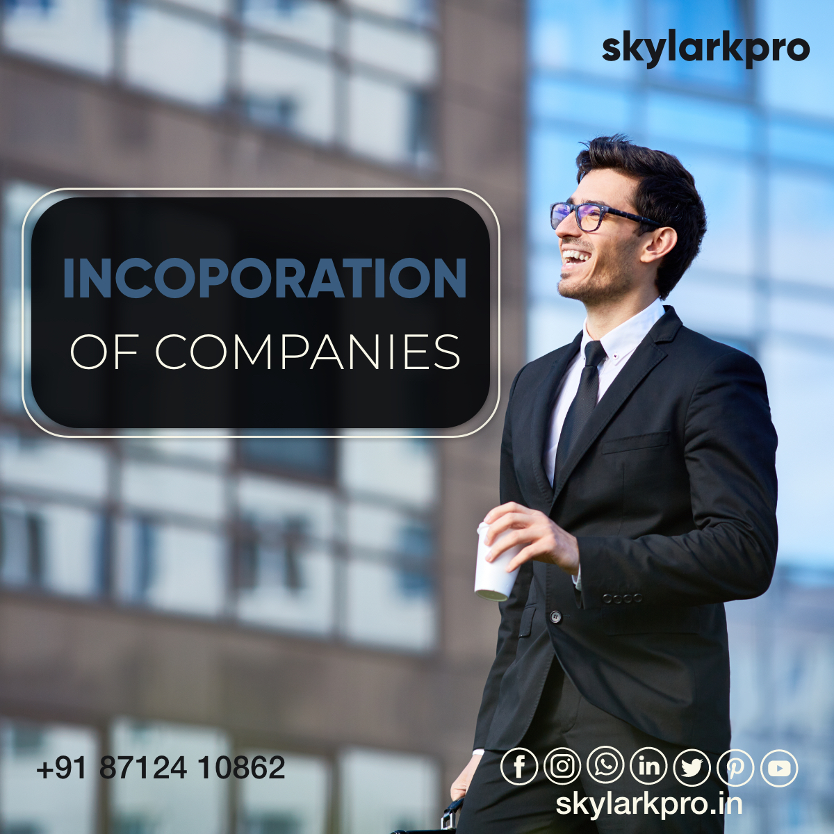 Skylark_Pro's tweet photo. The Incorporation of a Company refers to the legal process that is used to form a corporate entity or a Company.
87124 10862
#startups #incorporationofcompanies #companyincorporation #company #MCA  #filingMCA #companyRegistration #charteredaccountant #entreprenuer #corporate https://t.co/AGmEMMRfw6