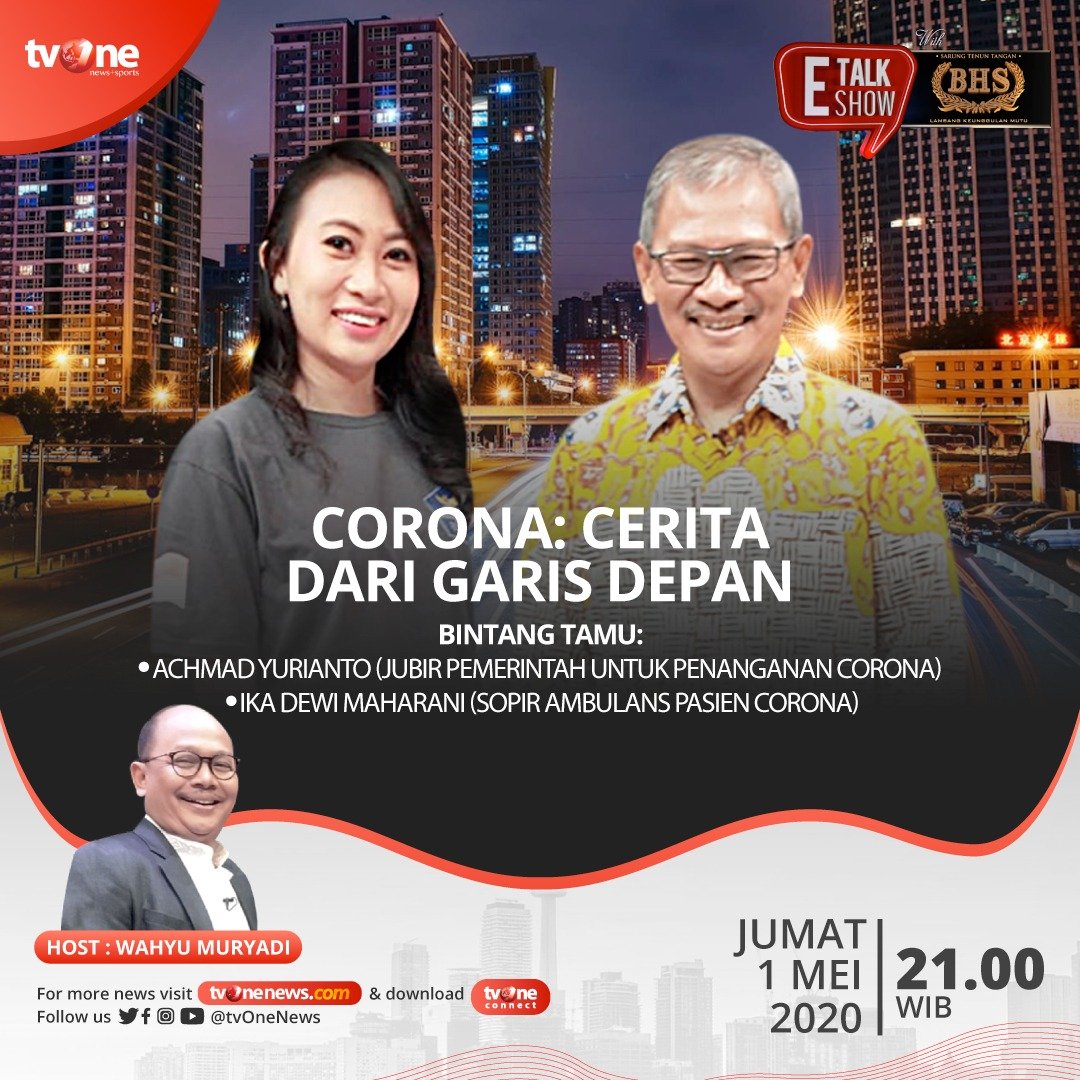 Jangan lewatkan gaess... Jumat 1Mei 2020, pukul 21.00 wib.