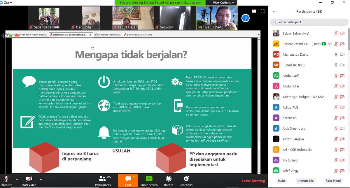 InfoSPKS's tweet photo. 5. Kunci menjalankan impres ini adalah dipemerintah daerah. #diskusisawit https://t.co/8d3xV5zrXP