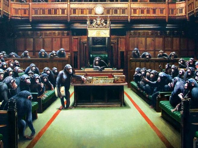 danienrici's tweet photo. #occupazioneparlamento #bansky https://t.co/Oh9LsQIb63