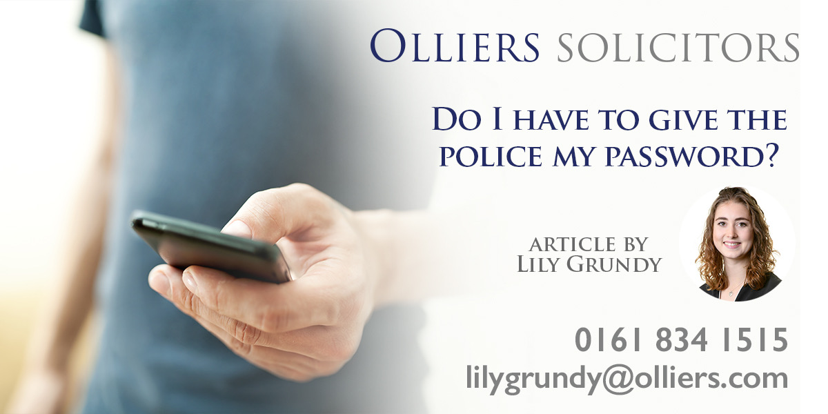 ollierssltd's tweet photo. Do i have to give the police my phone password?

@Lily_Olliers examines the law and procedure in relation to providing passwords for electronic devices and the penalties for not doing so.

https://t.co/YgPLK4XSuN https://t.co/lZeUtAm99c