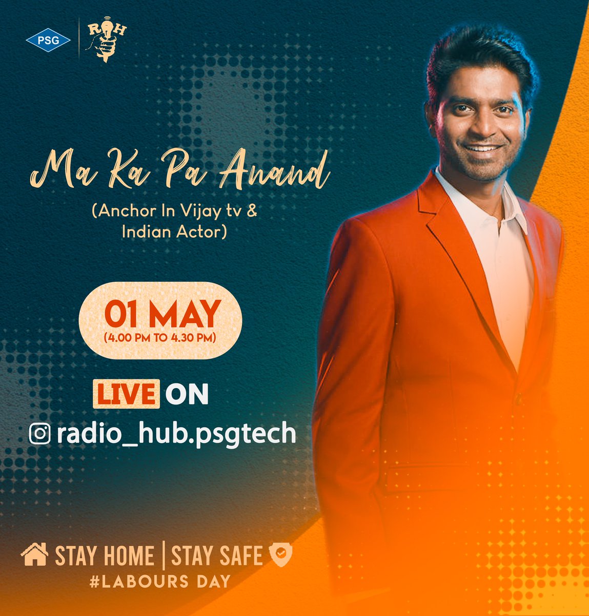 Radio Hub Psgtech A Warm Welcome And Heartfelt Thanks For Participating With Radiohub Psg Tech In This Digital Event Of Corona Awareness And Labour S Day Mr Ma Ka Pa Anand