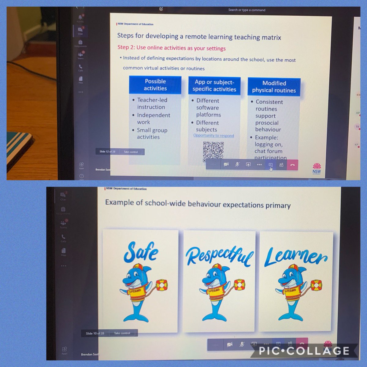 Susan Smith (@smitheesusan) on Twitter photo #PBL Ultimo team supporting schools, with remote PL, to develop #PBL behaviour matrices for remote learning. <a href="/BrendanSexty/">Brendan Sexty</a> presenting on remote learning settings and importance of keeping consistency of expectations. <a href="/yasmin_e_ibby/">Yasmin Ibrahim</a> #PBL Ultimo team supporting schools, with remote PL, to develop #PBL behaviour matrices for remote learning. <a href="/BrendanSexty/">Brendan Sexty</a> presenting on remote learning settings and importance of keeping consistency of expectations. <a href="/yasmin_e_ibby/">Yasmin Ibrahim</a>