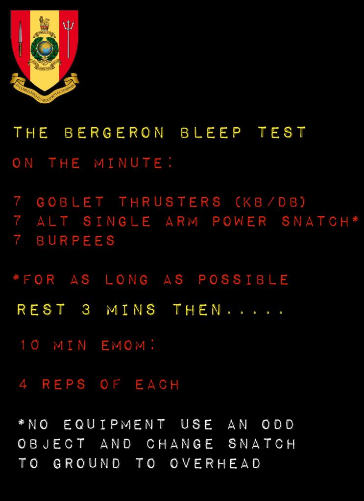 <a href="/43Commando/">43 Commando</a> <a href="/RoyalMarines/">Royal Marines</a> <a href="/RoyalNavy/">Royal Navy</a> Workout of the Day - Thursday 30 Apr 20

#workoutoftheday #wod #ThursdayMotivation