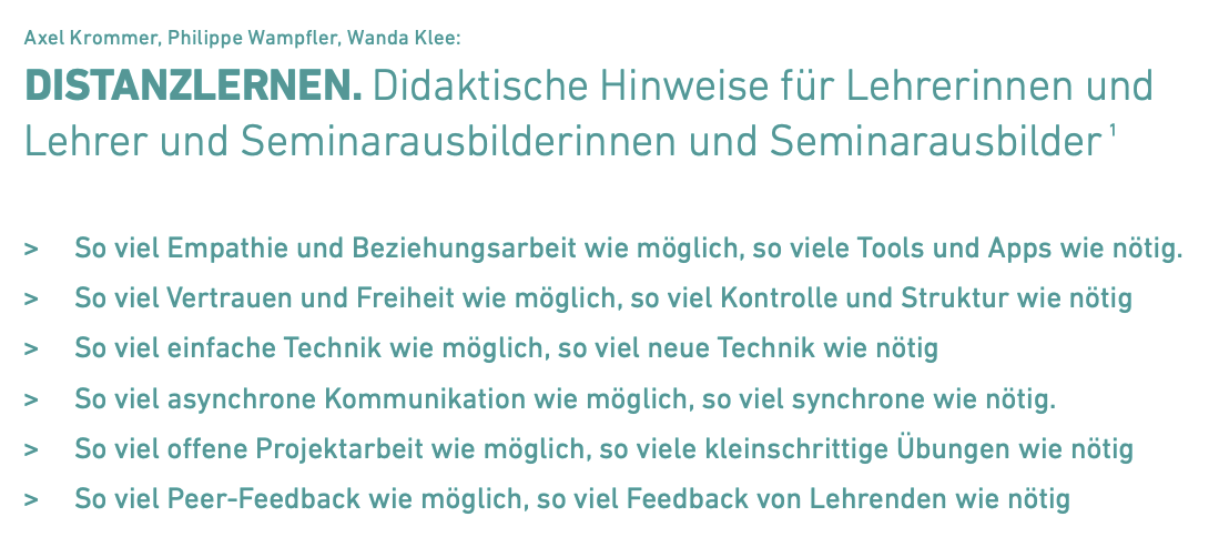 Für das Schulministerium NRW durfte ich mit <a href="/wandaklee/">Wanda Klee - NRW</a> und @mediendidaktik_ zusammen einen Leitfaden für den #digifernunterricht verfassen. 
schulministerium.nrw.de/docs/Recht/Sch…