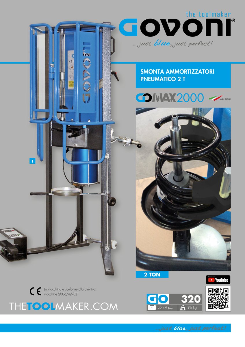 govoni_it's tweet image. govoni.it/it/sospensioni…

#Govoni #SpecialTools #SmontaAmmortizzatori #PneumaticCoilSpringCompressor