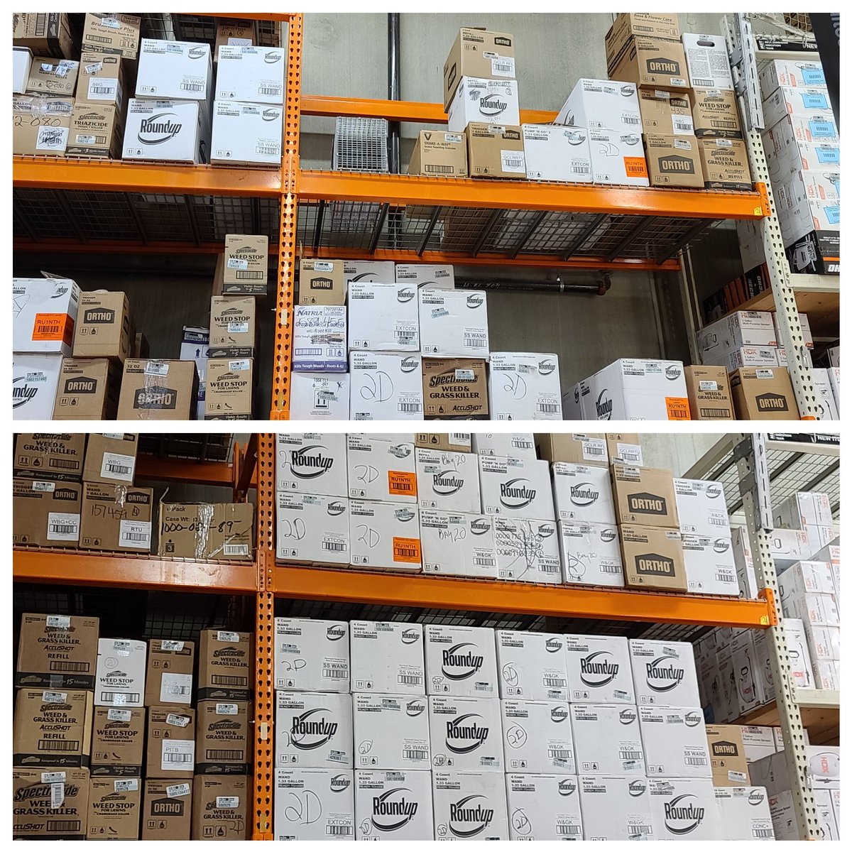 Heather_barton9's tweet photo. Pack down done right!! Dumped the ENTIRE aisle 52!! Had 4.5 people and 7 hours and got it done!!! We took 8 yes that is 8 buggies of trash to the back!! #4.5isthenew15 #packdownthdway #dynamicdou #theENTIREaisle #tired https://t.co/GJARA1oDPb