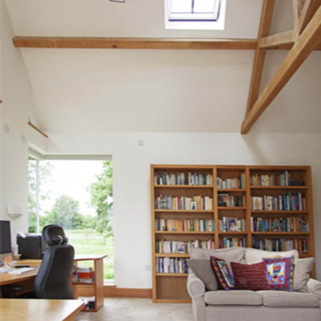 Home working is likely to increase after this crisis. Looking for a light and bright space to work from home, check out this fab home office! Want something similar? Call 01603713528 for details. #StayAtHome #Homeoffice #Homeworking #Construction #Architecture