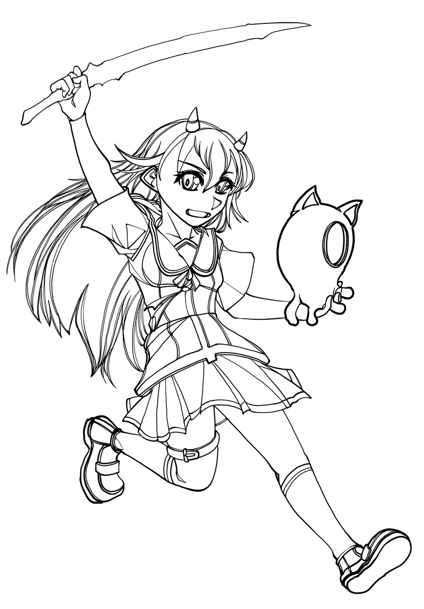 線画進行中
あと2人。
#へんたつ 